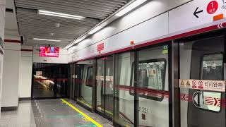 福州地鐵1號線列車往象峰離開福州火車站