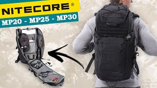 ''NOVO CONCEITO'' para MOCHILAS EDC MODULARES ? -  NITECORE MP20/MP25/MP30: Ep. 050