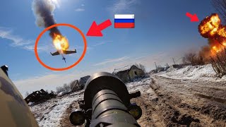 ПАДЕНИЕ СУ-25! Украинцы точным выстрелом из ПЗРК сбили российский истребитель!