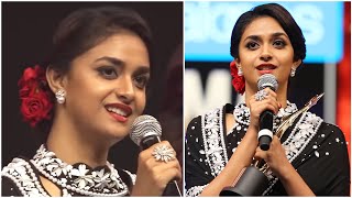 Gorgeous Keerthy Suresh Re-Enacting Her Favourite Dialogues From Mahanati
