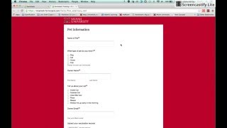 Formstack Menu Navigation