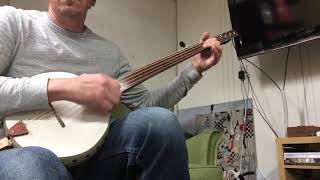 Calkins Gourd Banjo No. 167 , quick sample.