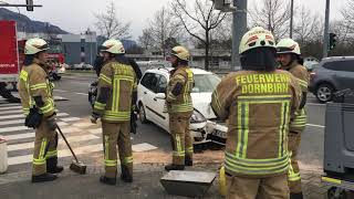 Abbiegeunfall in Dornbirn Schwefel