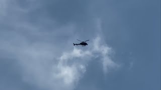 Private Aerospatiale AS355 [G-NBPL] circling above