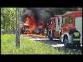 krosno24.pl pożar samochodów po wypadku w odrzykoniu 26.05.2021