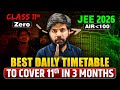 JEE 2026 : BEST Timetable to Cover Syllabus in 3 Month | Class 11th WASTED to IIT Bombay CS | eSaral