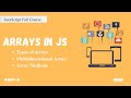 Arrays in JavaScript | JavaScript Full Course | Part -8 | Code Eater | Hindi