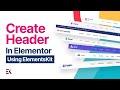 How to Design a Custom Header Using ElementsKit | Wpmet Tutorial