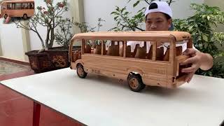 Wood Carving - TOYOTA COASTER MINI BUS