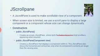 JCombobox, JScrollpane and JTABBEDPANE in Java Swings