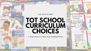 Our Tot-School Curriculum | Preschool Homeschool for 2 & 3 Year Olds