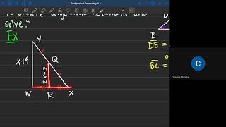 Triangle Midsegment Theorem with Algebra