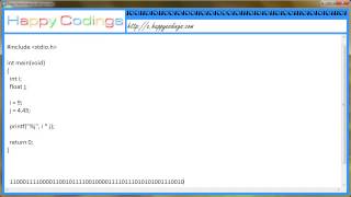 Calculation between int and float c code example