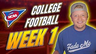 College Football Picks Week 1 2023 | FREE CFB Best Bets, Predictions, and Player Props