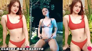 Claire Ann Caldito Sexiest Bikini TikTok Dance