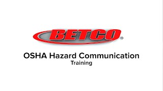 OSHA Hazard Communication