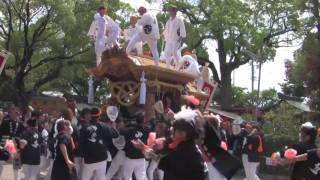 山本だんじり　宮出　陶器地区祭礼　2009年