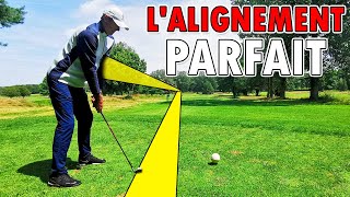 Travailler SON ALIGNEMENT Au Golf pour un ALIGNEMENT PARFAIT (cours de golf)