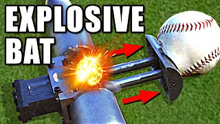 Explosive Bat in Slow Motion Ft. Stuff Made Here - Smarter Every Day 245