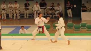 JKA 56th All Japan Shiina vs Yamada part 1 第56回協会全国　椎名選手 対　山田選手 その１