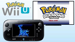 Playing Pokemon DS Games on the Wii U... Diamond, Pearl, Heartgold, and SoulSilver - but on a TV!