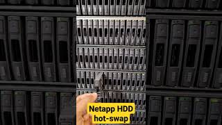 NetApp HDD hot-swap #shorts