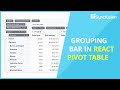 How to Enable Grouping Bar in React Pivot Table