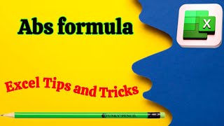 How to use ABS formula in excel 2024 | what is abs function in excel in urdu/hindi | eou7