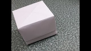 How To Make Paper Box That Opens And Closes