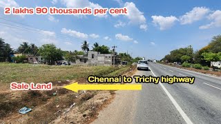 Ad:198- Commercial land for sale in Melmaruvathur Highway |2.90L per cent| 1 Acre 90 cent |