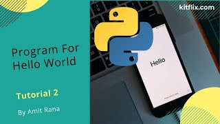 How To Write Simple Program With Python | Hello World Best Python Tutorial #python #programming
