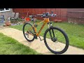 uknilife 2021 trek marlin 5 mountain bike first ride factory orange entry level mountainbike