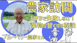 【テロップなし】UFBで失敗しないために！ブルーベリー栽培の先駆者が語る肥料との関係と甘い果物を作る秘訣！