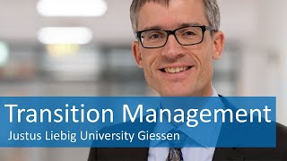 Introduction to the Master of Science Program Transition Management (M.Sc.)