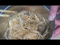 冷やし中華にピリ辛もやしのナムル乗せ。 japanese food cooking home