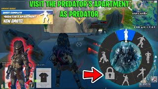Fortnite - Visit Predators Apartment in Hunters Haven as Predator