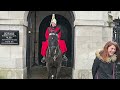 POLICE INTERVENE again as group MONOPOLISE The King's Guard at Horse Guards!