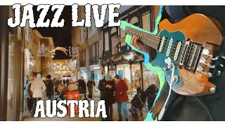 Jazz Nano Street Edition: January Holiday Afternoon Busking 1 in Graz: Austria Tour 2025