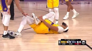 Anthony Davis Goes Down With SCARY Injury In Game 4 | Lakers vs Nuggets | 2020 NBA Playoffs
