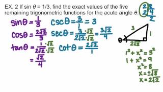 4.1 Right Triangle Trigonometry