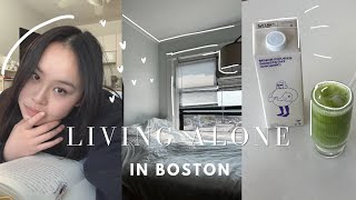 DEAR DIARY, living alone in boston | Matcha, Productive, Motivation, Back to School