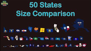 Universe Size Comparison 50 States Size Comparison