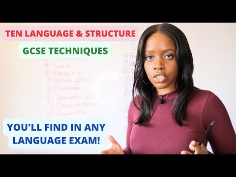 How do you identify language techniques?