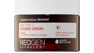 NEOGEN DERMALOGY  🍊🍋🍑 Real Vita C Powder Lemon Review \u0026 How to Use