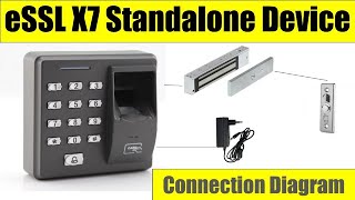 eSSL X6/X7 Connection Diagram in tamil | ZKTecho X6/X7 Connection diagram |  Error Free Solutions