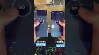 Insane iPhone 13 vs Samsung Galaxy S22 Ultra Speed Test! 🤯 (WiFi 6E)