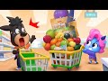 Shopping at the Supermarket | Educational Cartoons for Kids | Police Cartoon | Sheriff Labrador