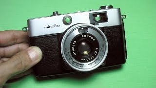 ミノルタ ハイマチックCの使い方  MINOLTA HI-MATIC C How to use 1960s visual distance estimation camera