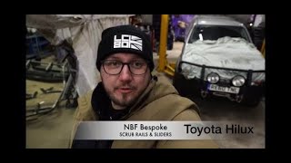 Custom Toyota Hilux Scrub Bars | NBF Bespoke | landcruiser80_uk