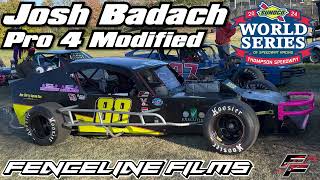 Josh Badach Pro 4 Modified Thompson Speedway World Series 2024